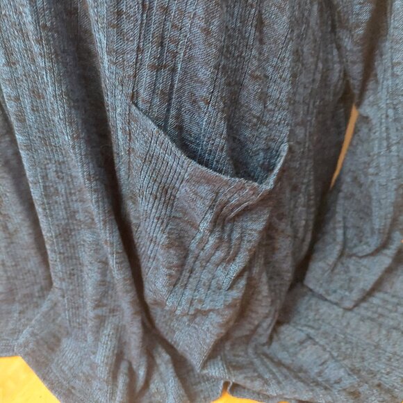 Pennington's Women's DC Jeans Long Sleeve V Neck Tunic Top front pockets Size 3X - Picture 4 of 11